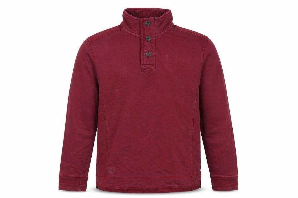 Crew Clothing Mens Red Cotton Pullover Sweatshirt Size M