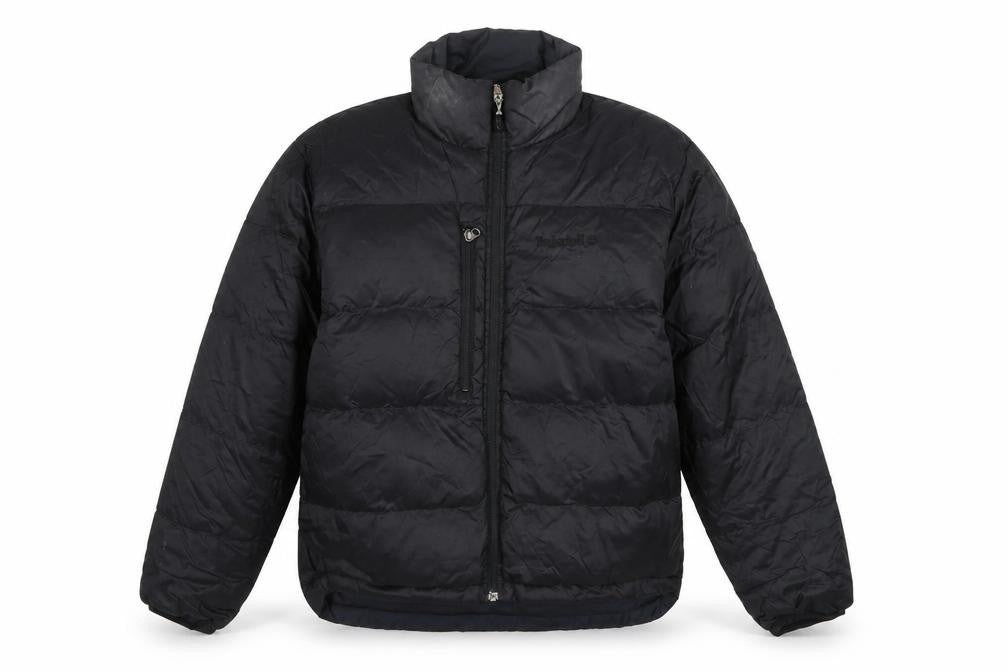 Timberland Womens Black Puffer Jacket Coat Size S Zip