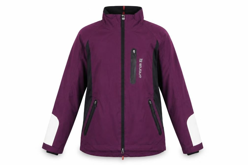 Stuburt Womens Purple Rain Coat Coat Size M Zip