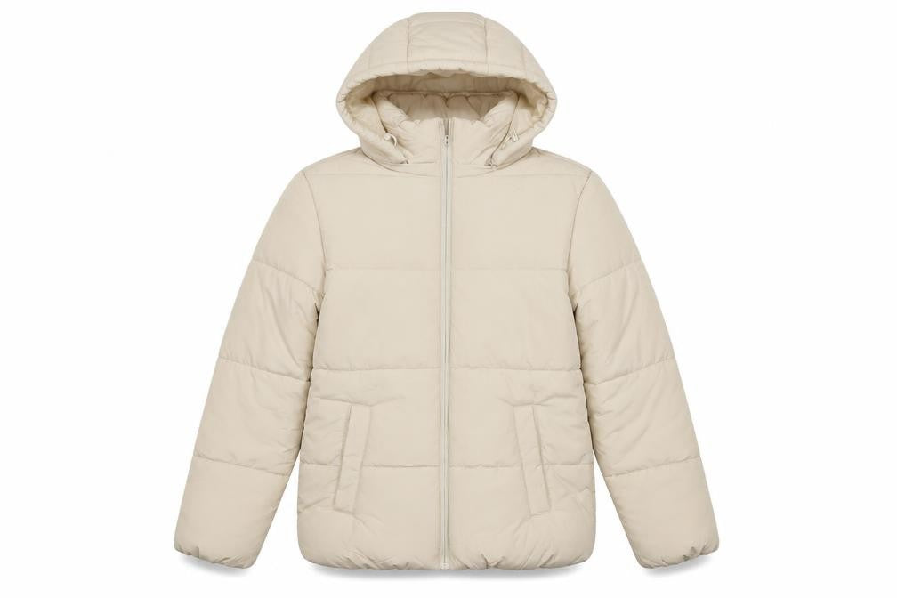 Marks & Spencer Womens Beige Parka Jacket Size 8 Zip
