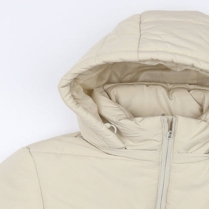 Marks & Spencer Womens Beige Parka Jacket Size 8 Zip