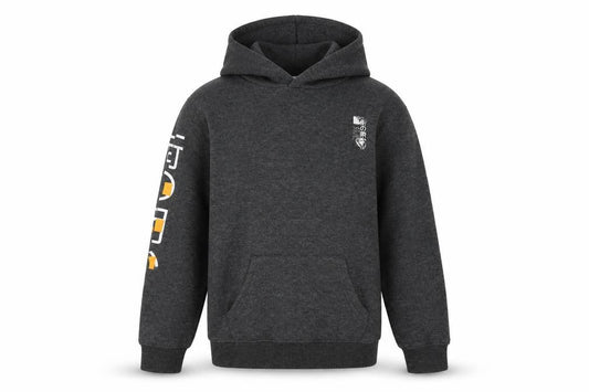 Fluid Boys Grey Polyester Pullover Hoodie Size 7-8 Years Pullover