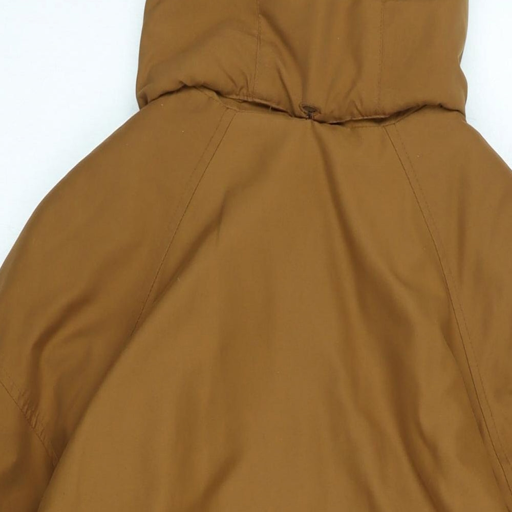 Bonmarché Womens Brown Parka Coat Size M Zip