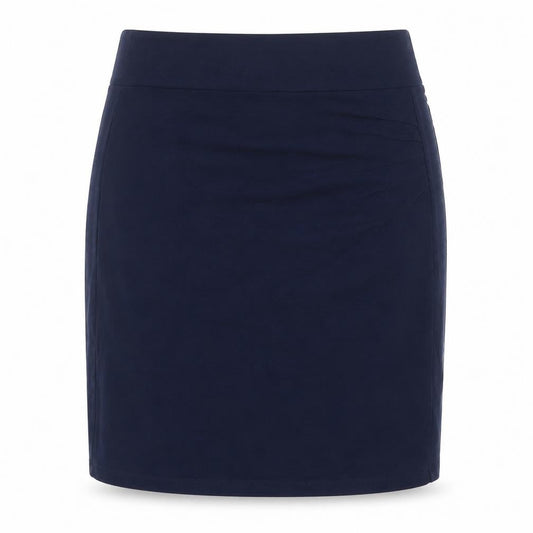 Nomads Womens Blue Cotton A-Line Skirt Size 16 - Pleated