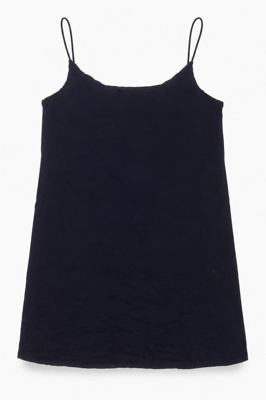 H&M Womens Blue Viscose Tunic Tank Size L Scoop Neck