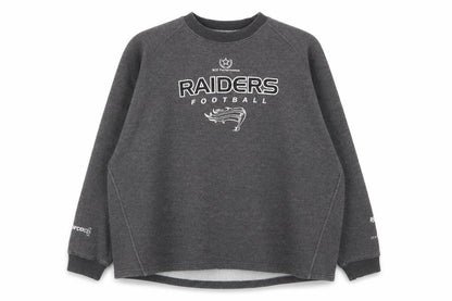 Raiders Mens Grey Cotton Pullover Sweatshirt Size XL