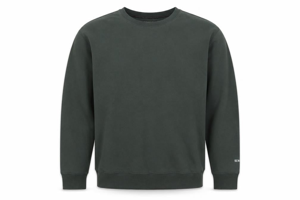 Kenneth Cole Mens Green Cotton Pullover Sweatshirt Size XL - Logo