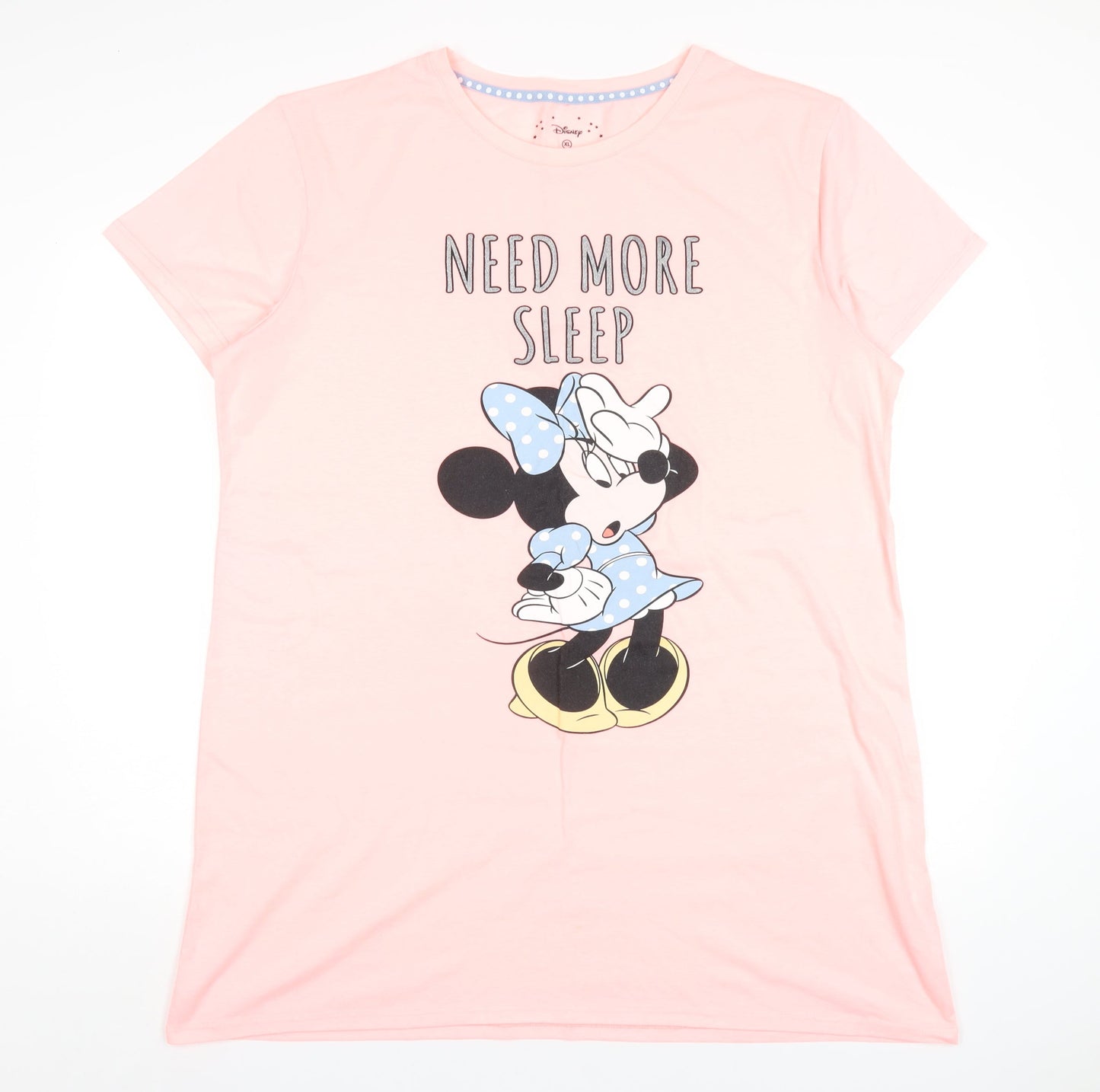 Disney Womens Pink Solid Polyester Top Dress Size 18 - Minnie Mouse