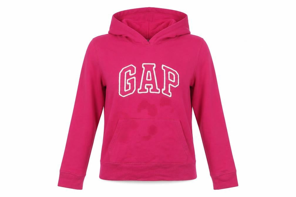 Gap Womens Pink Cotton Pullover Hoodie Size L Pullover - Logo
