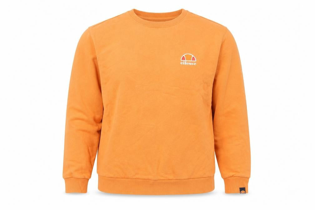 ellesse Womens Orange Cotton Pullover Sweatshirt Size XL Pullover - Logo