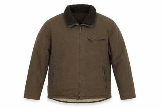 Wolsey Mens Beige Jacket Size L Zip