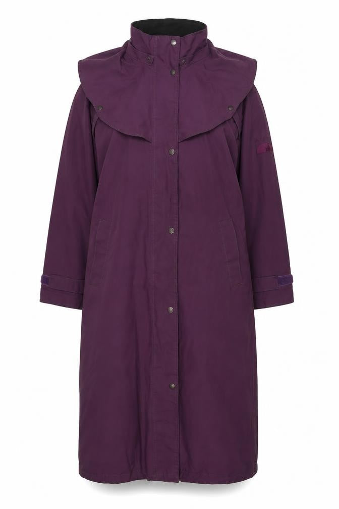 Jack Turphy Womens Purple Trench Coat Jacket Size 10 Zip