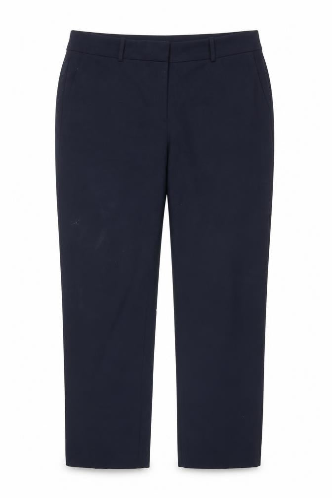 AnneTaylor Womens Blue Polyester Trousers Size 12 L29 in Regular Zip
