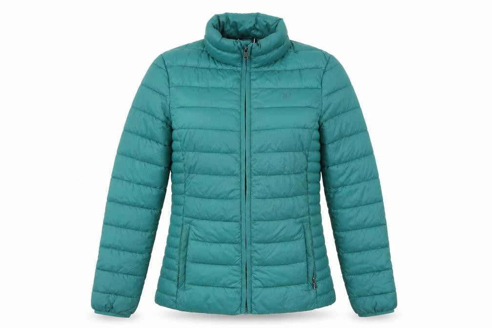 Crew Clothing Womens Green Jacket Coat Size 8 Zip