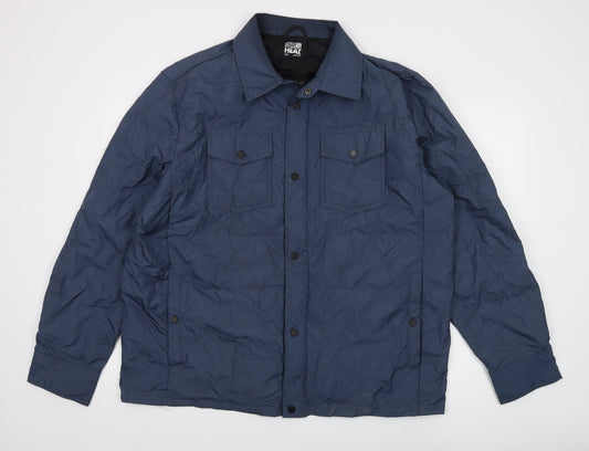 Heat Mens Blue Jacket Size XL Zip