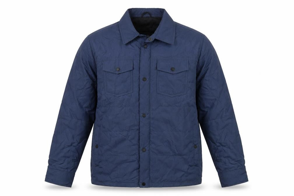 Heat Mens Blue Jacket Size XL Zip
