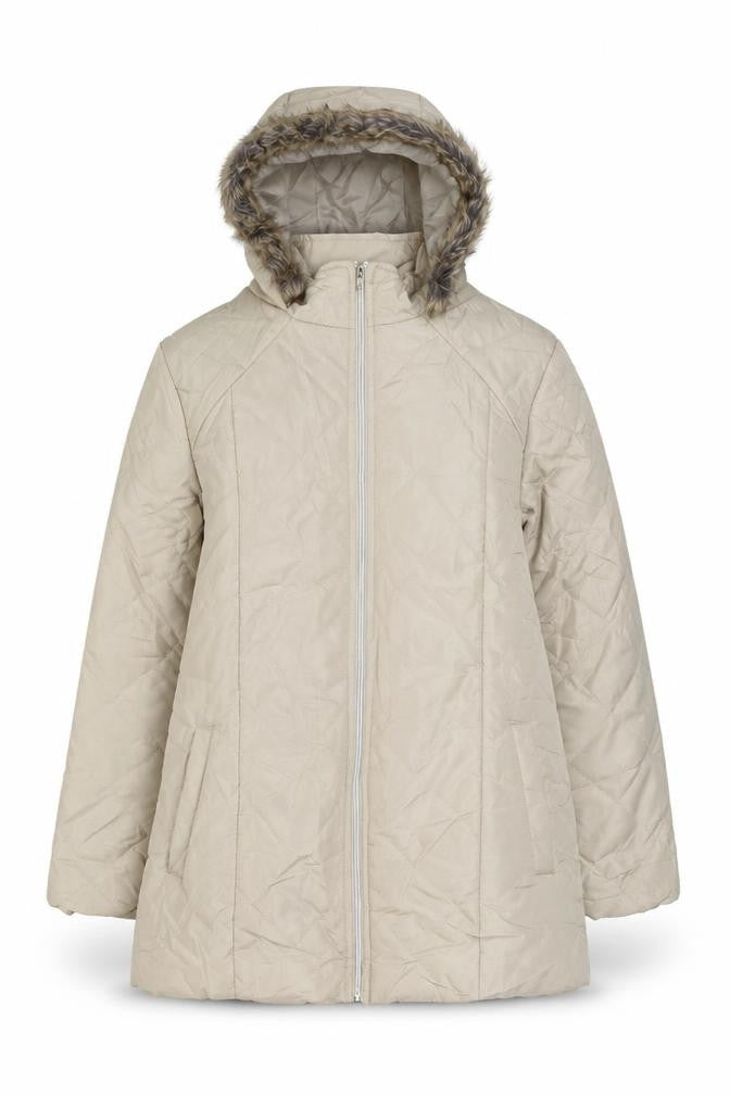 Anna de Lancay Womens Beige Jacket Size M Zip