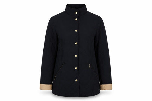 Classics Womens Black Jacket Size 10 Snap