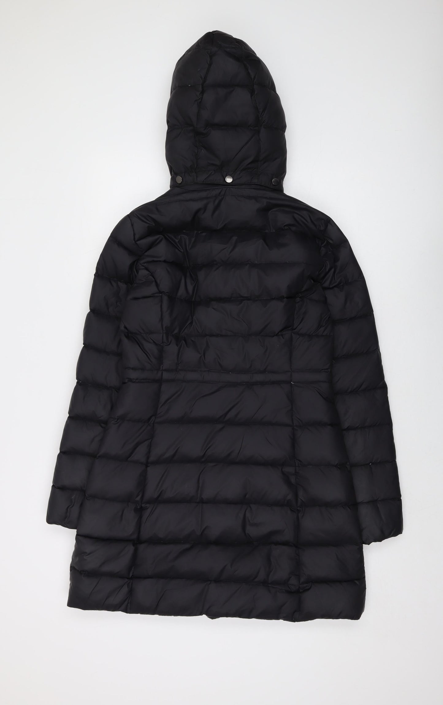 United Colors of Benetton Womens Black Jacket Size 10 Zip