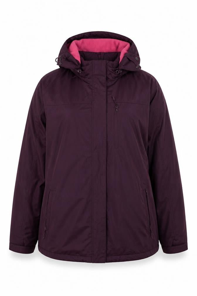 Maine Womens Purple Jacket Size 20 Zip