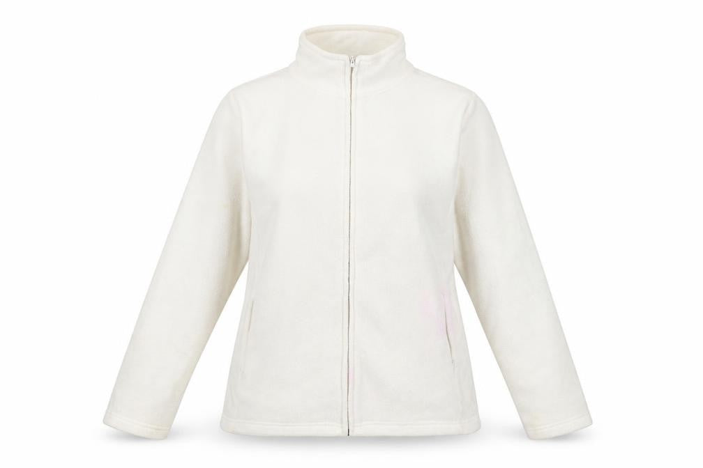 Isle Womens Ivory Jacket Size 14 Zip