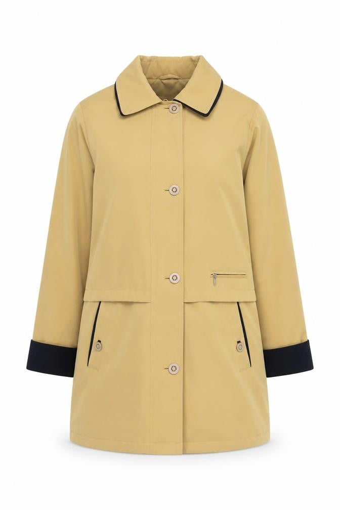 Bond Womens Yellow Jacket Size 10 Button