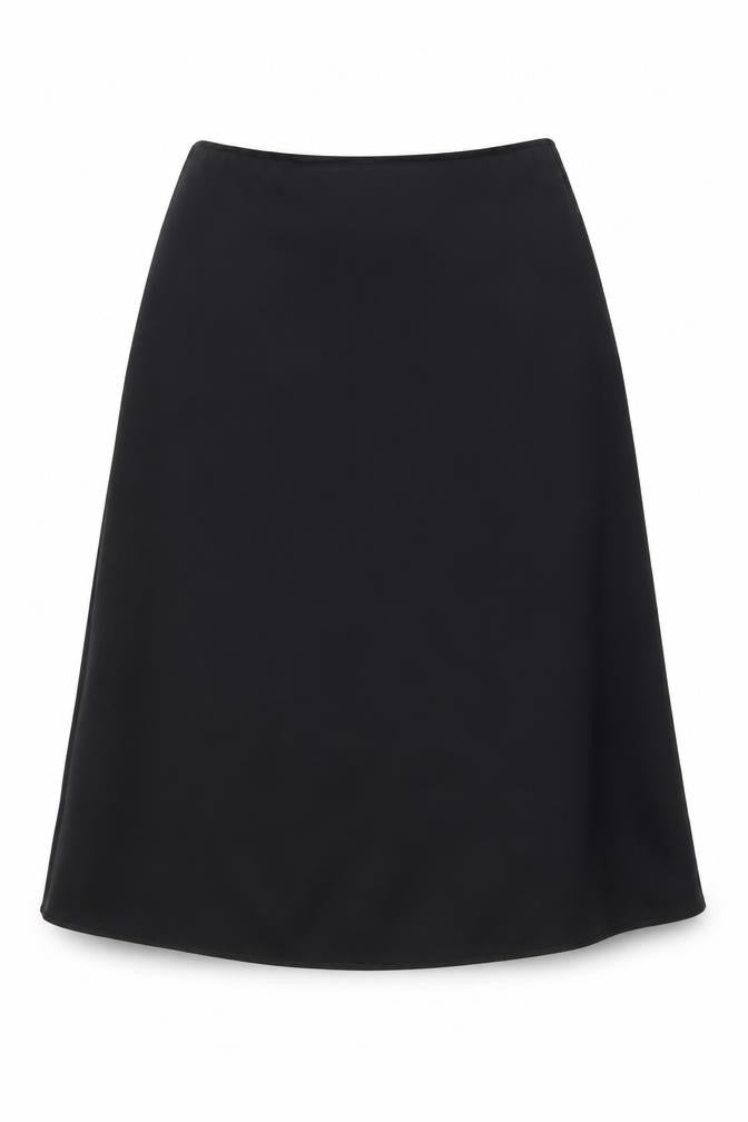 ASOS Womens Black Polyester A-Line Skirt Size 12