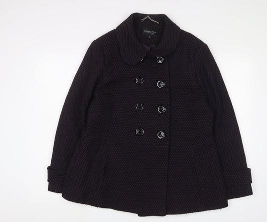 Debenhams Womens Purple Jacket Size 16 Button