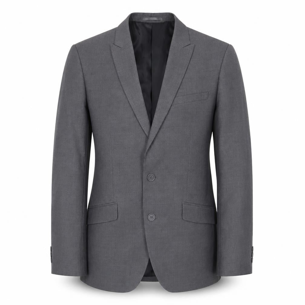 Taylor & Reece Mens Grey Polyester Jacket Suit Jacket Size 36 Regular