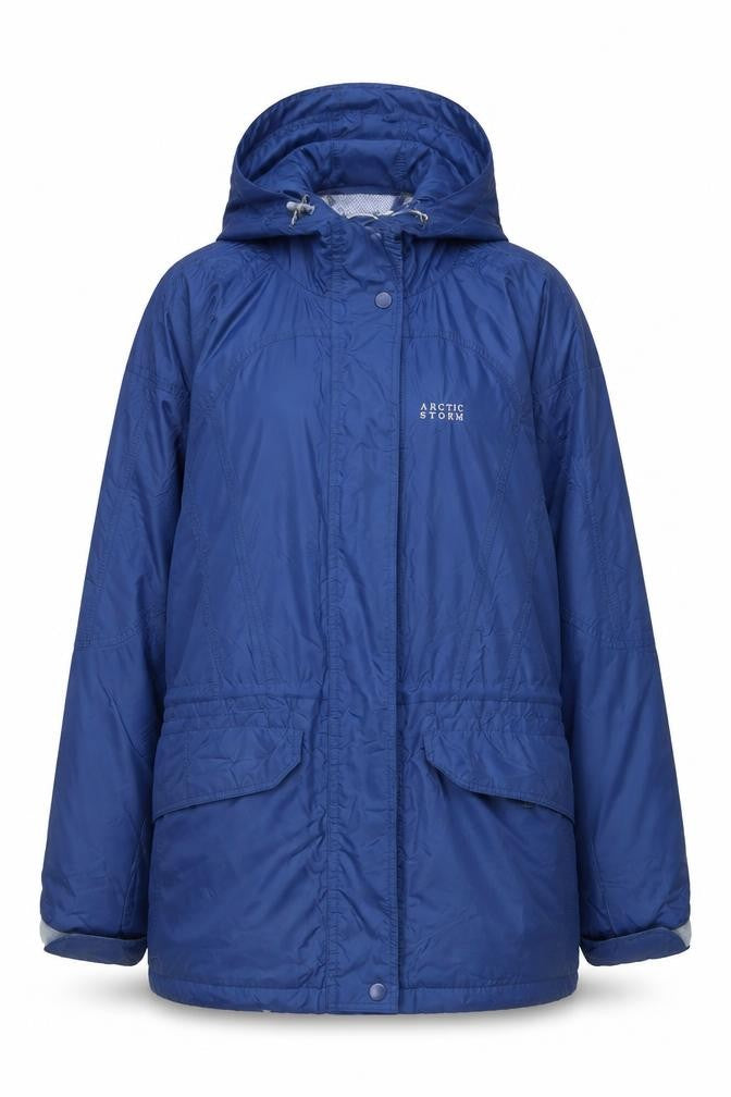 Artic Storm Womens Blue Jacket Coat Size 10 Zip - Logo, Embroidered