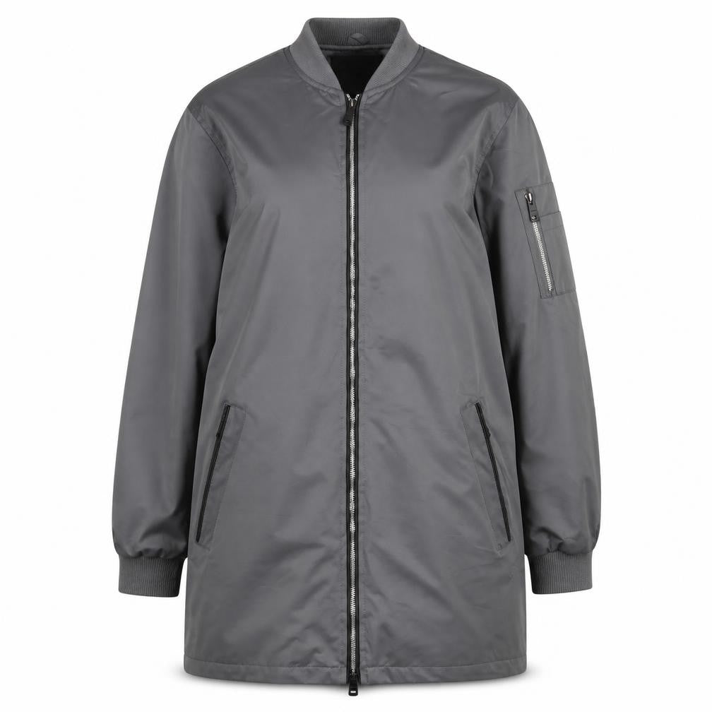 Brave Soul Womens Grey Jacket Size M Zip