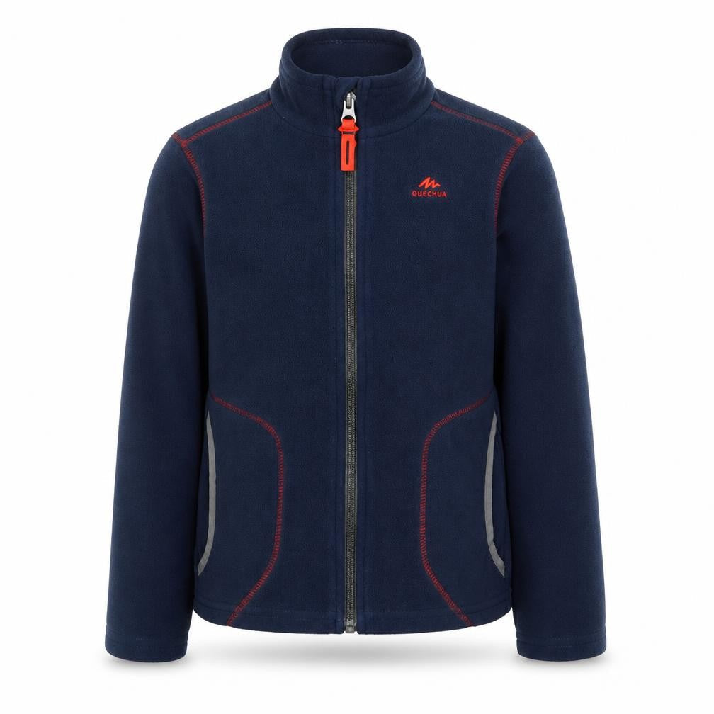 DECATHLON Boys Blue Jacket Size 5-6 Years Zip - Logo
