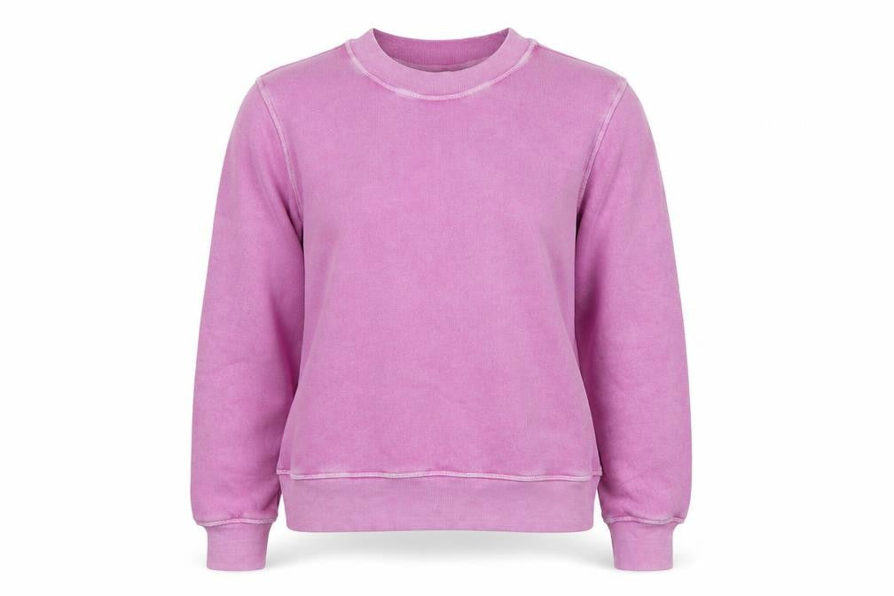 Per Una Womens Purple Cotton Pullover Sweatshirt Size S