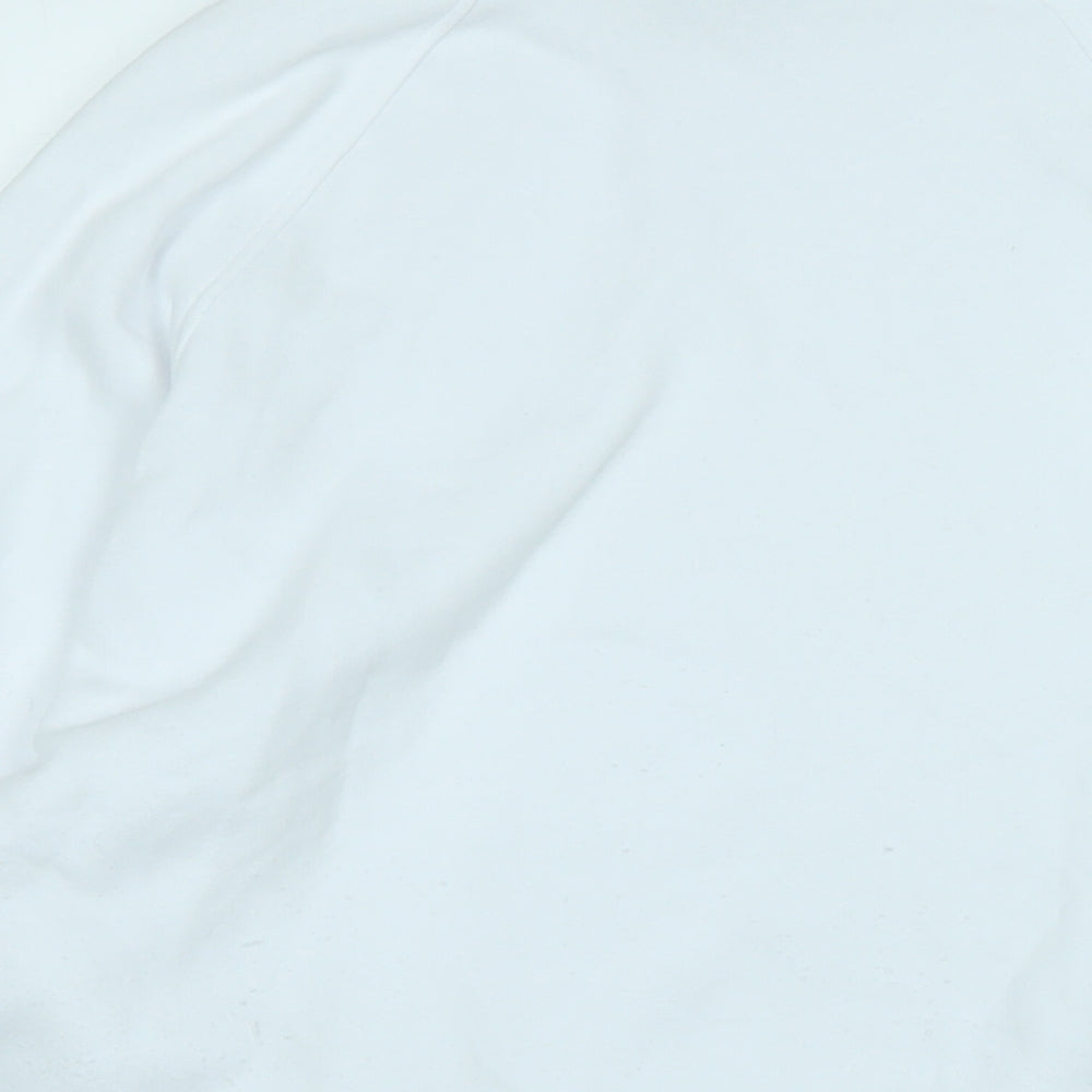Marks and Spencer Womens White Polyester Pullover Sweatshirt Size 14
