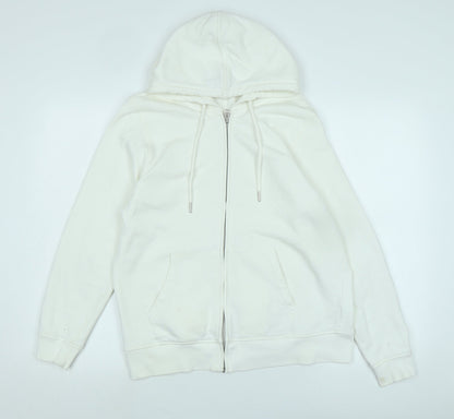 Marks & Spencer Womens Ivory Jacket Size 14 Zip