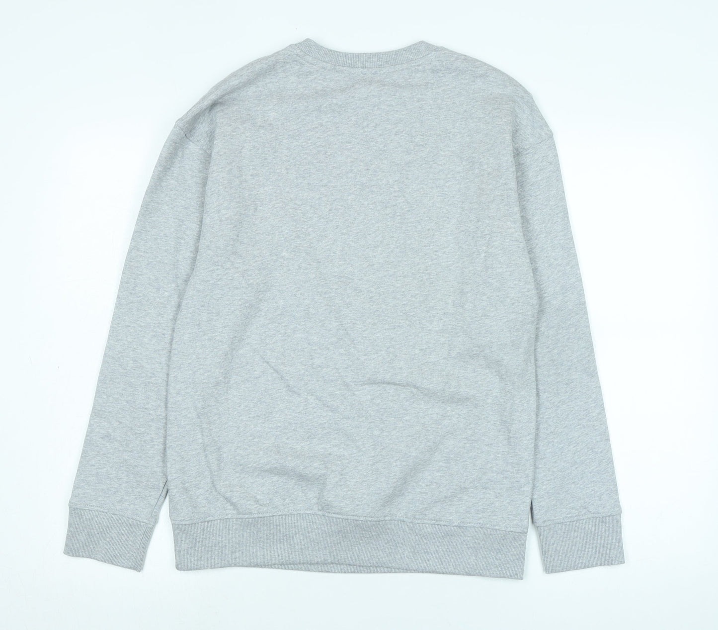 Marks and Spencer Womens Grey Cotton Blend Pullover Sweatshirt Size 8