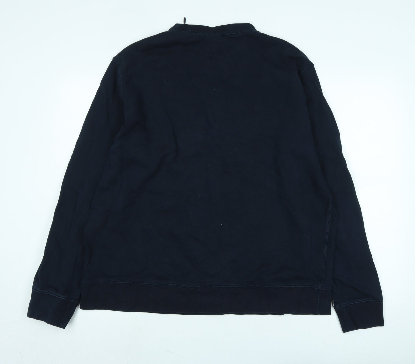 Marks and Spencer Womens Blue Cotton Pullover Sweatshirt Size 2XL