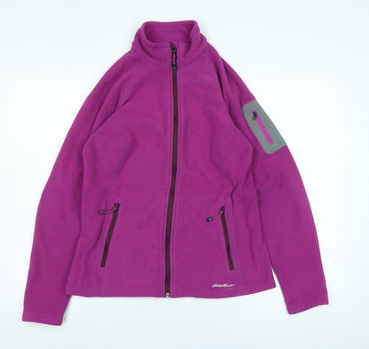 Polartec Womens Purple Jacket Size M Zip
