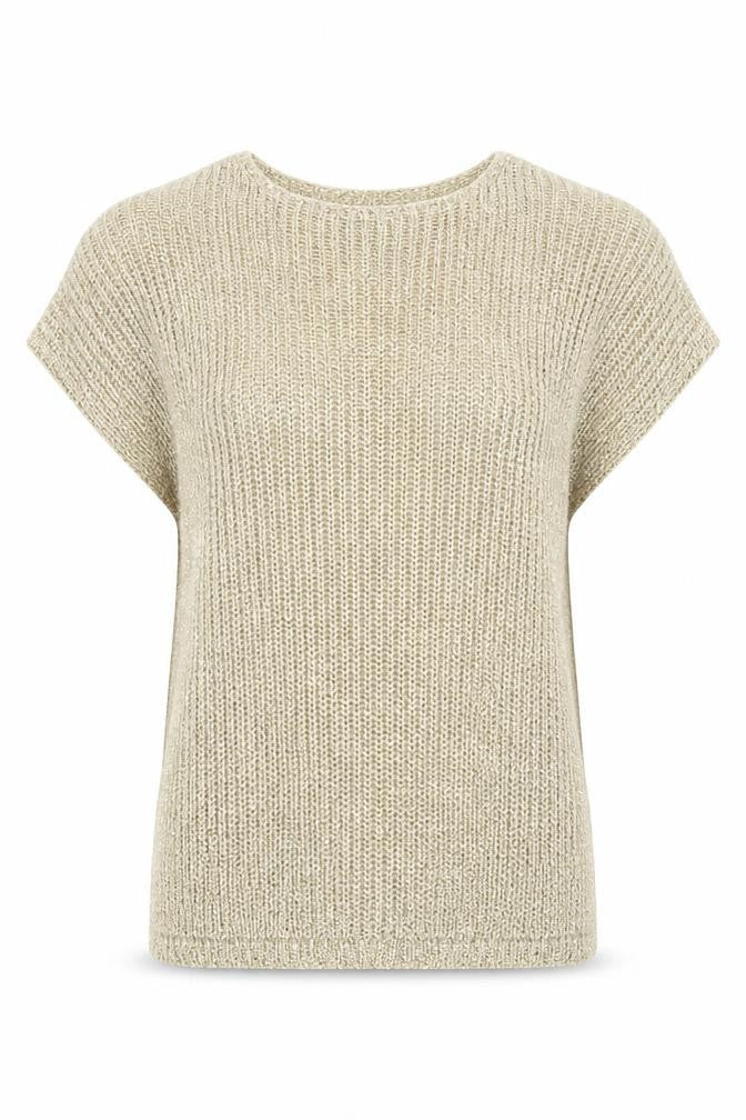 Wallis Womens Gold V-Neck Polyester Pullover Jumper Size M - Sequins