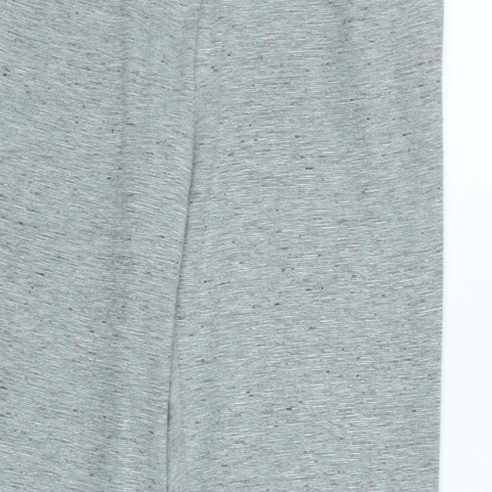 NEXT Womens Grey Polyester Trousers Size 6 L27 in Regular Zip