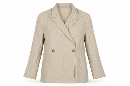 Topshop Womens Beige Jacket Blazer Size 14 Button
