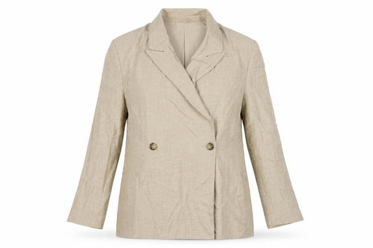 Topshop Womens Beige Jacket Blazer Size 14 Button