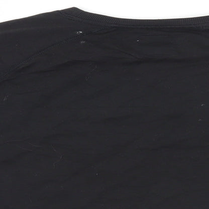 Levi's Girls Black Cotton Pullover Sweatshirt Size 12 Years Pullover - Logo