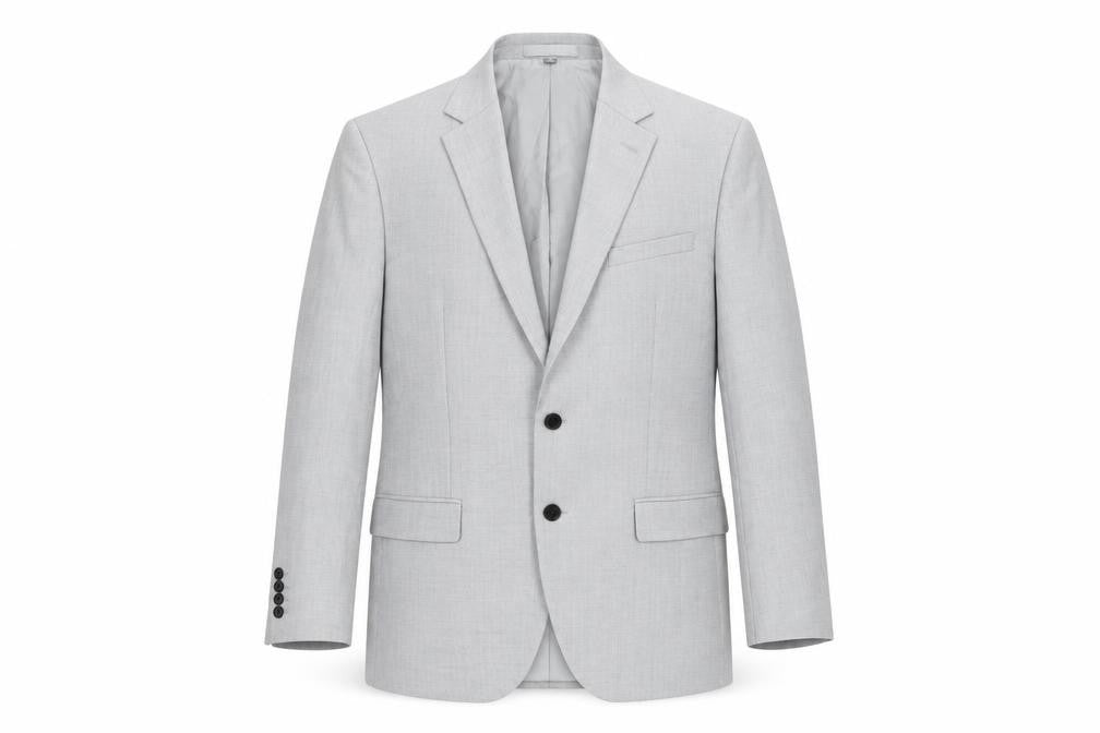 Marks & Spencer Mens Grey Polyester Jacket Suit Jacket Size 40 Regular