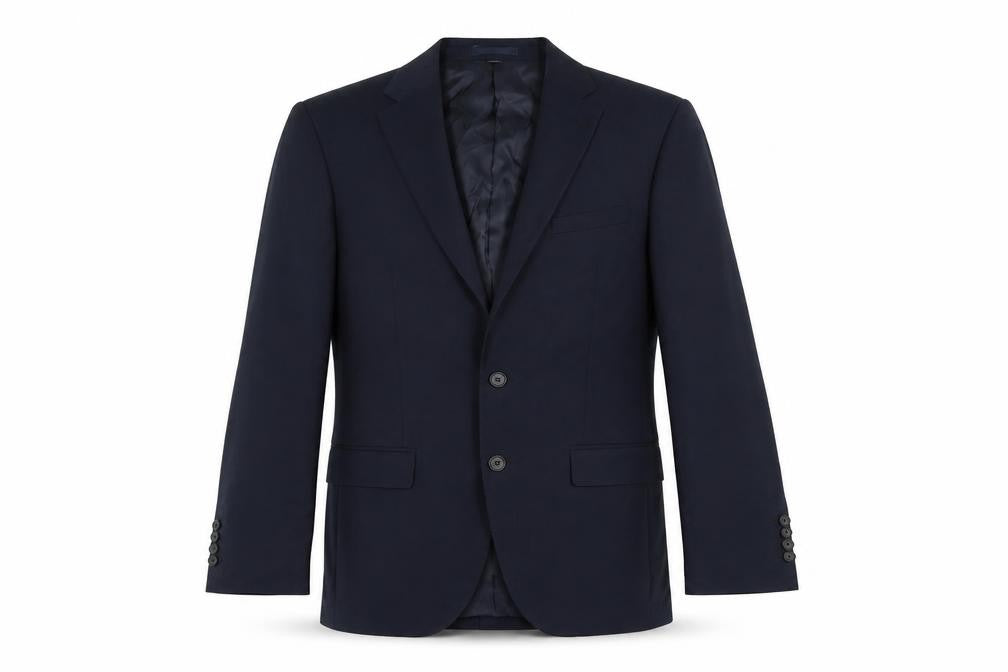 Marks & Spencer Mens Blue Polyester Jacket Suit Jacket Size 40 Regular