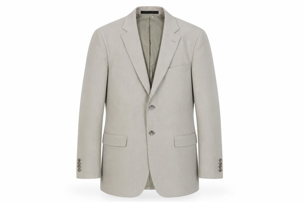 Marks & Spencer Mens Beige Polyester Jacket Blazer Size 38 Regular