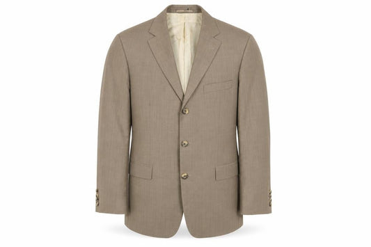 Cerruti Mens Beige Wool Jacket Suit Jacket Size 40 Regular