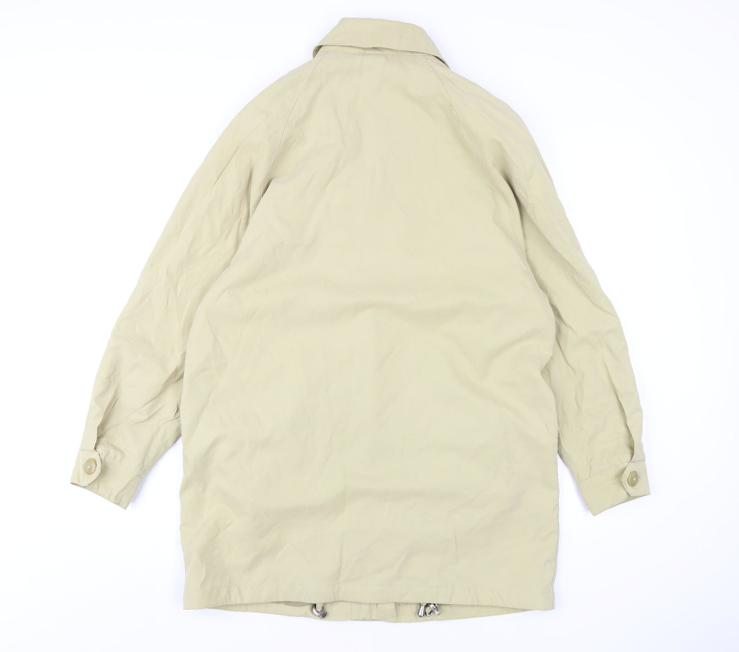 Danimac Womens Beige Trench Coat Coat Size S Zip