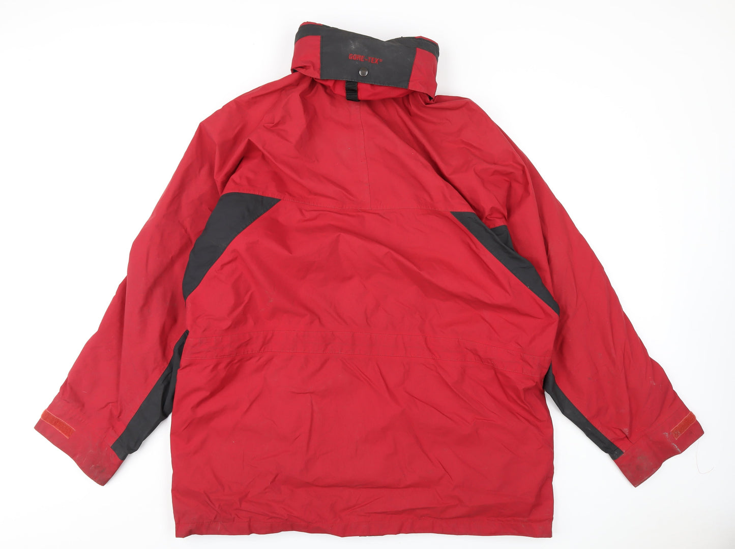 Bradsport Mens Red Rain Coat Coat Size XL Zip
