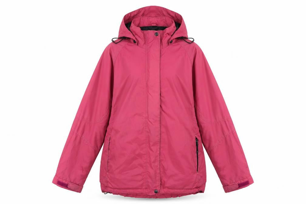 Outdoor Womens Pink Rain Coat Coat Size 12 Zip